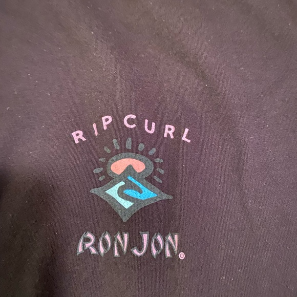Ron Jon Ripcurl long sleeved black shirt.  large - Picture 2 of 5